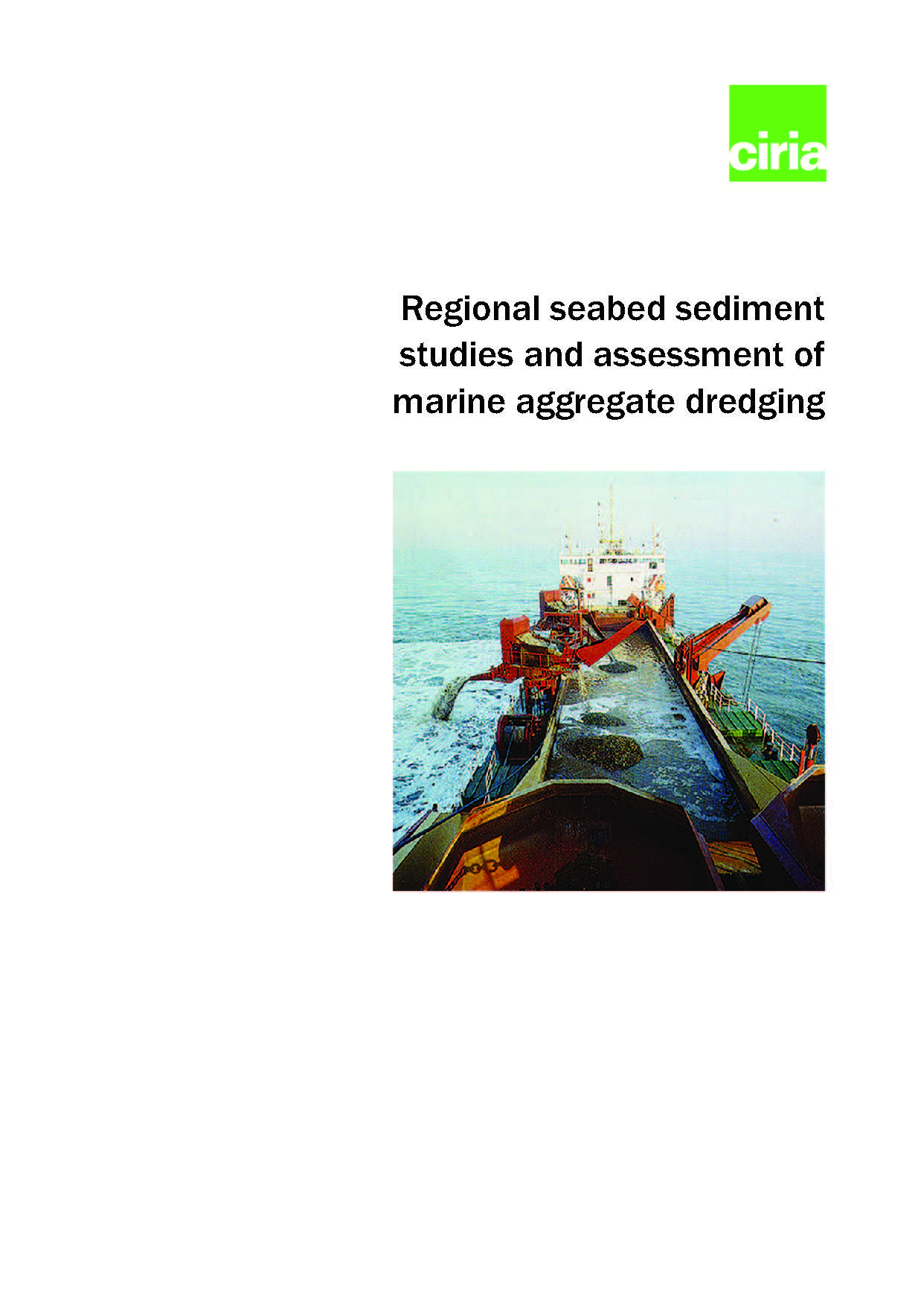 Regional seabed sediment studies and assessment of marine ..