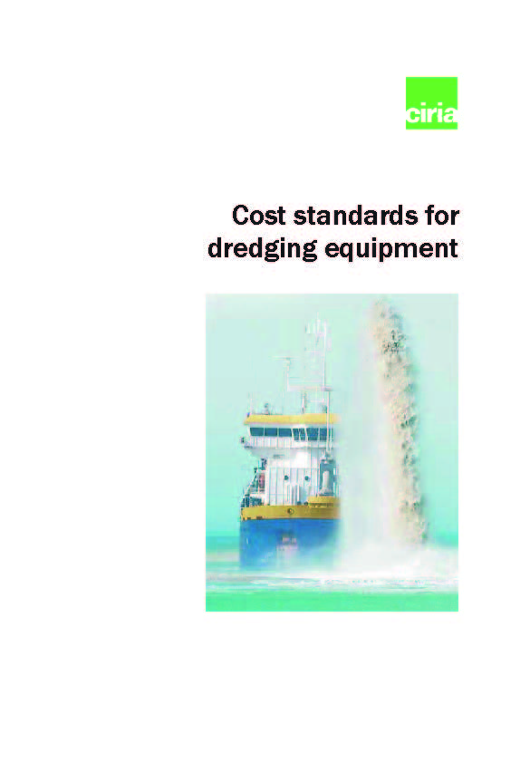 Cost standards for dredging equipment