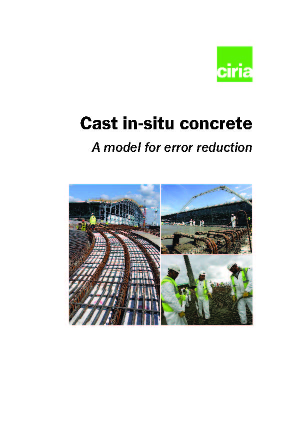 Cast in-situ concrete. A model for error reduction