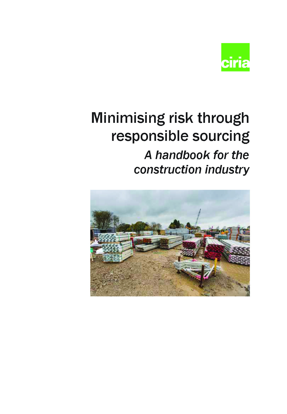Minimising risk through responsible sourcing. A handbook ...