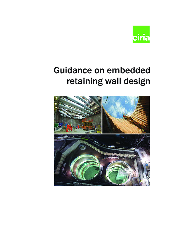 Guidance on embedded retaining wall design