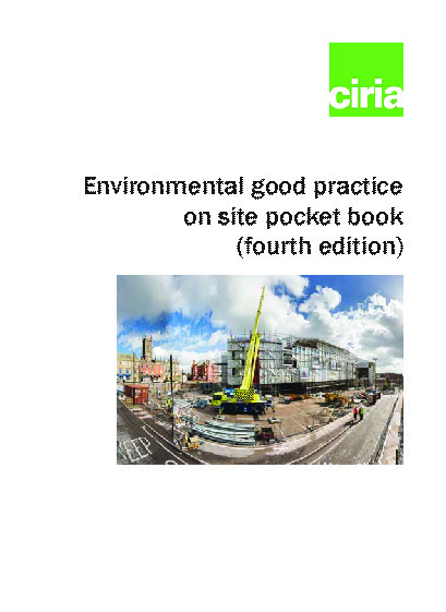 Environmental good practice on site pocket book