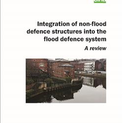 Integration of non-flood defence structures into the flood..